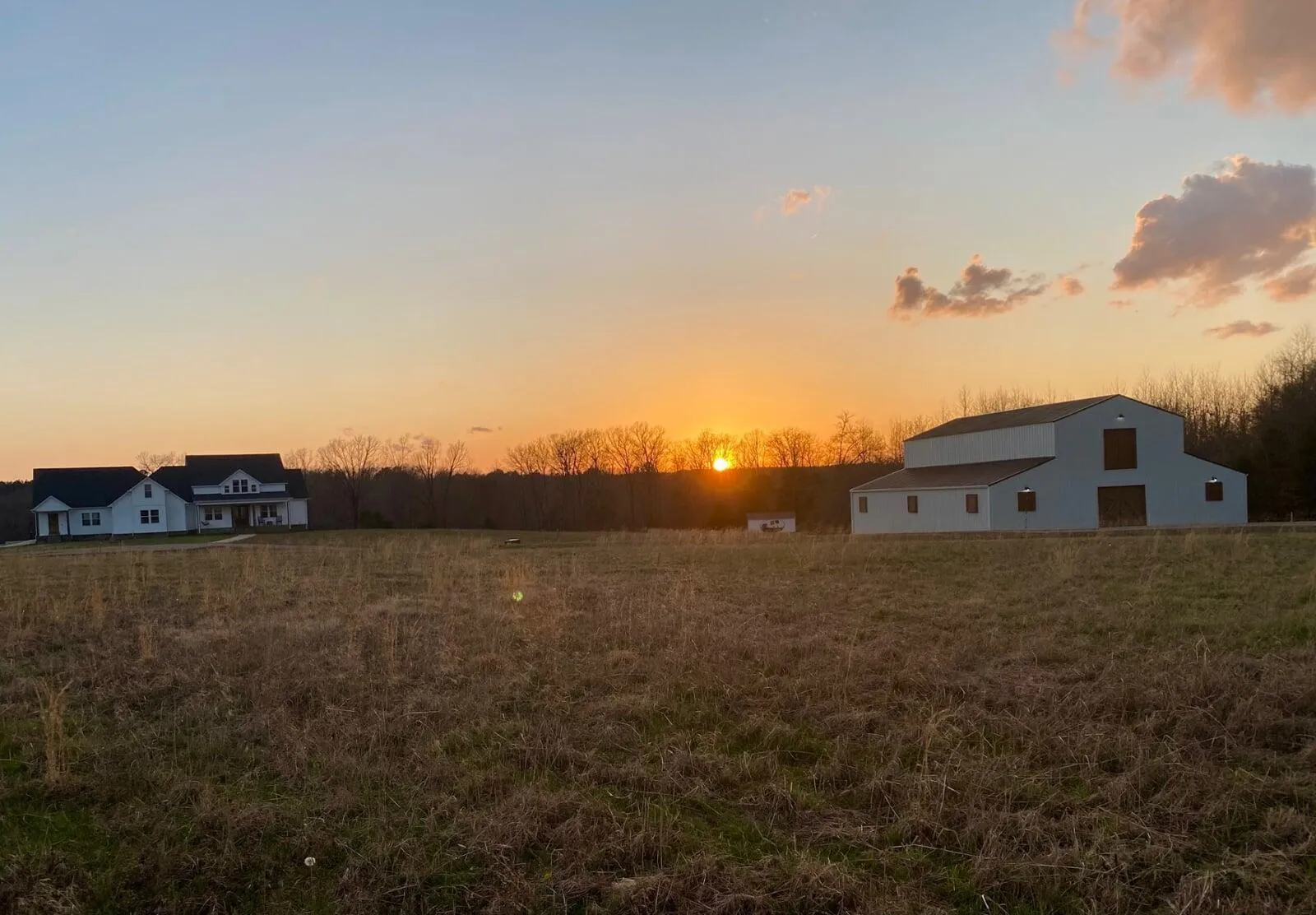 Barkley Farm at sunset